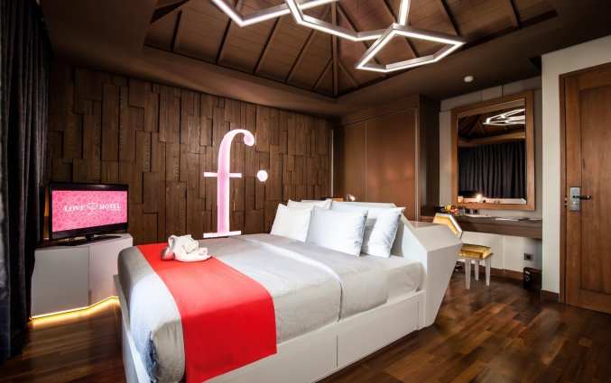 Tweepersoonskamer van Hotel Fashion Legian op Bali