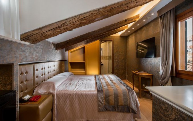 Tweepersoonskamer van hotel Ca'Marinella