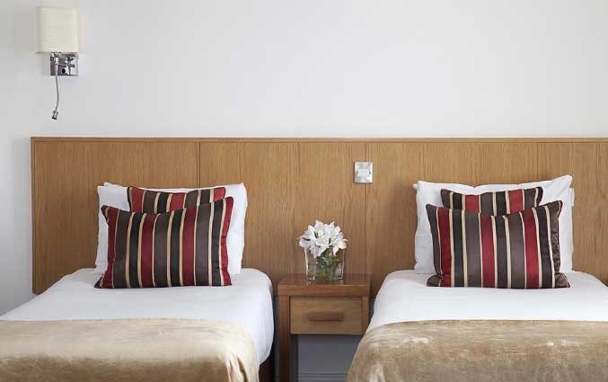 Tweepersoonskamer van hotel Arlington O'Connell Bridge in Dublin