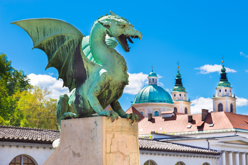 Ljubljana - Drakenbrug