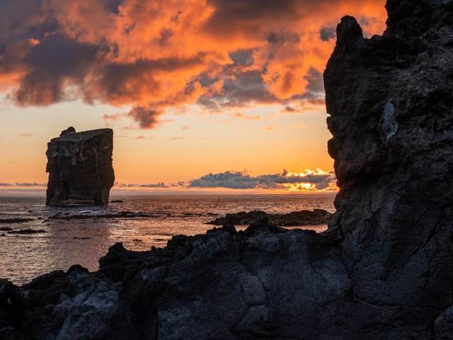 Zonsondergang boven S&atilde;o Miguel