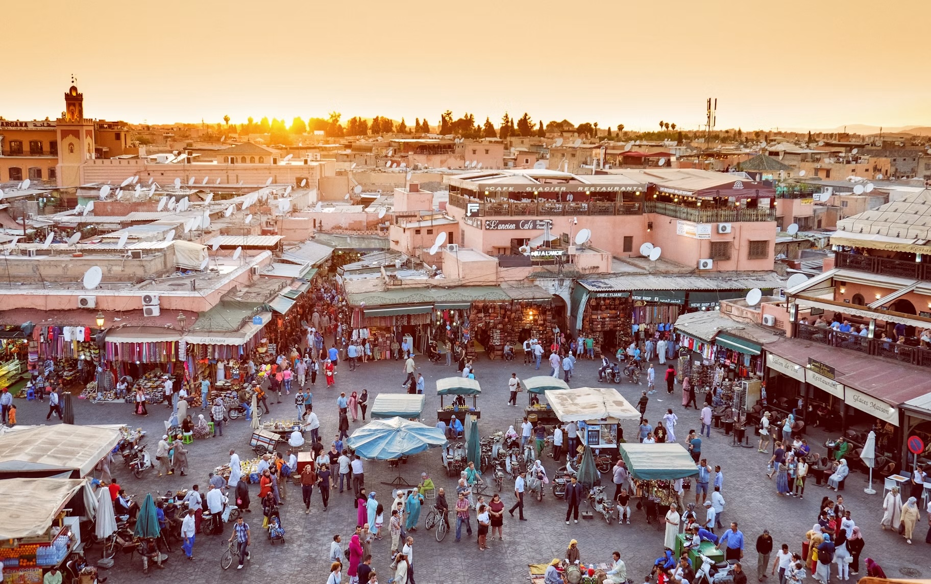Djemaa el Fna plein in Marrakech