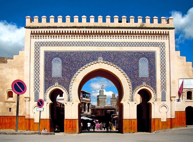Bab Boujloud stadspoort in F&egrave;s
