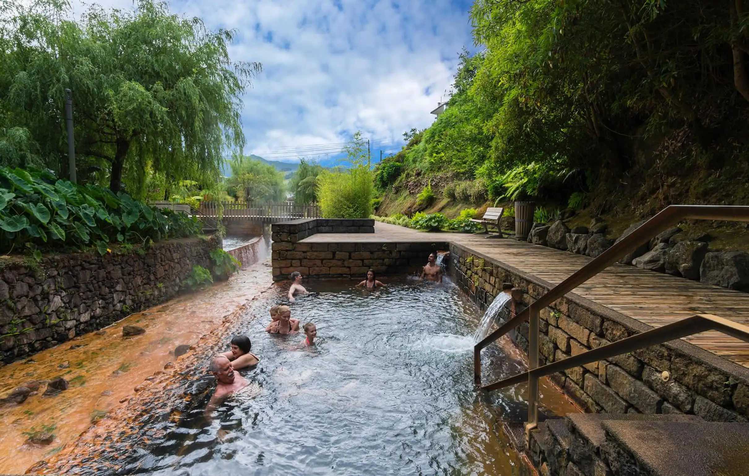 Thermale baden Furnas