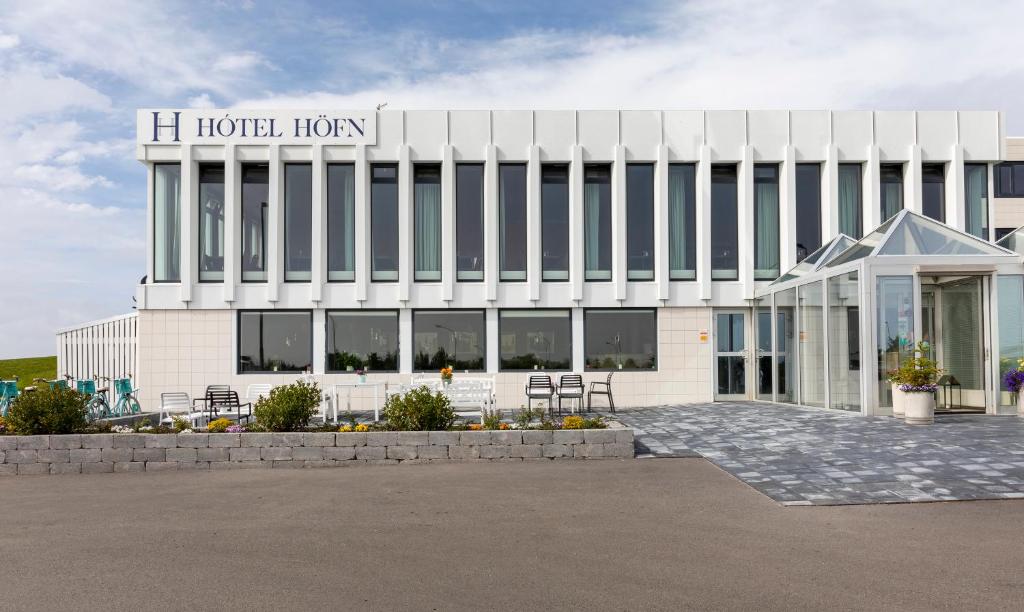 Hotel H&ouml;fn richting de kust