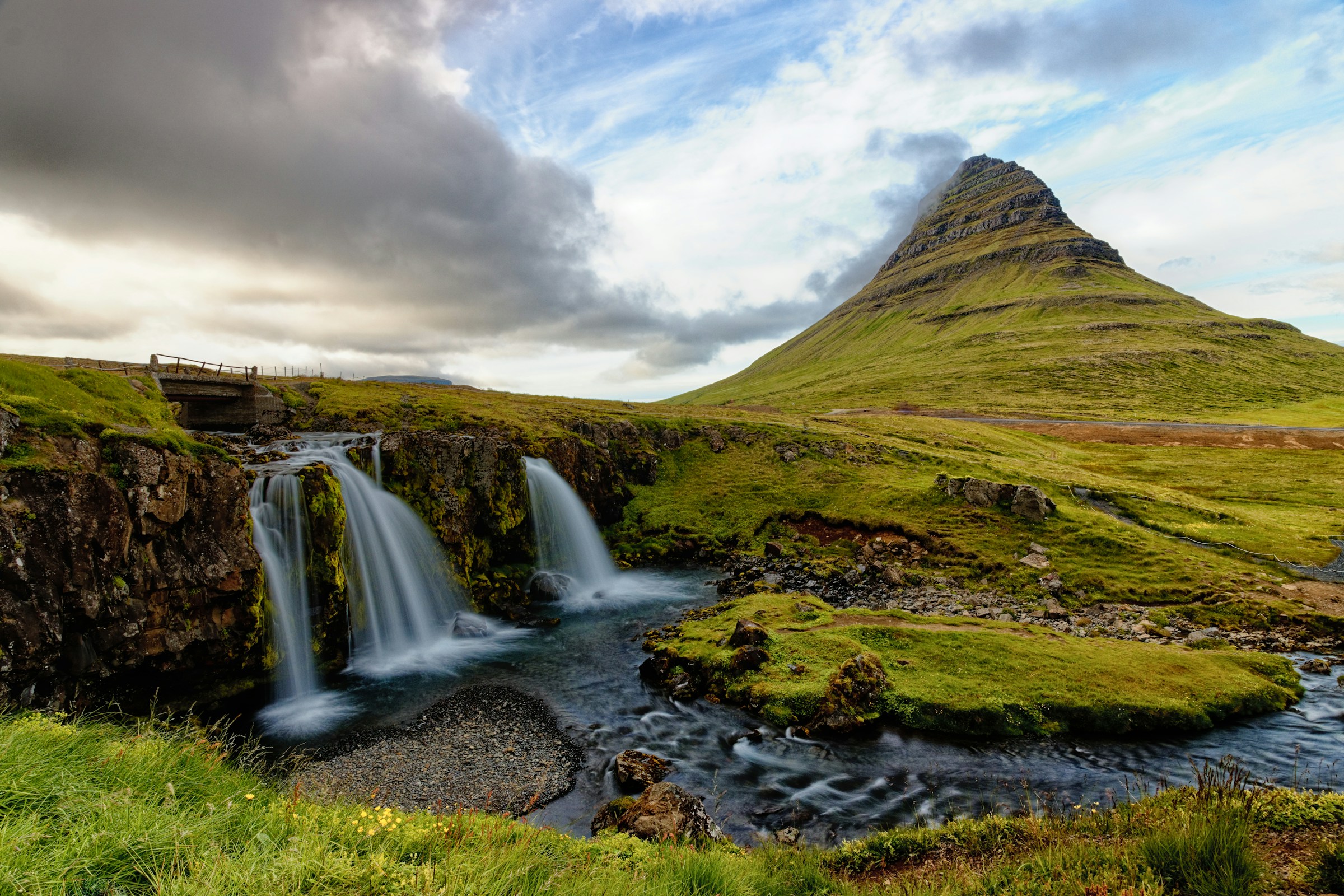 Kirkjufell berg - iconisch IJsland
