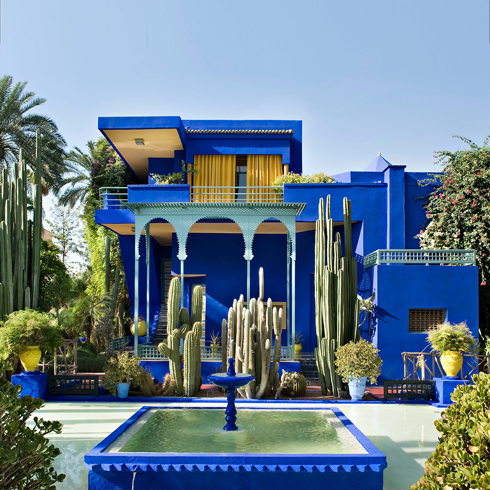 Majorelle tuinen in Marrakech