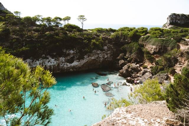 Verborgen strand Mallorca