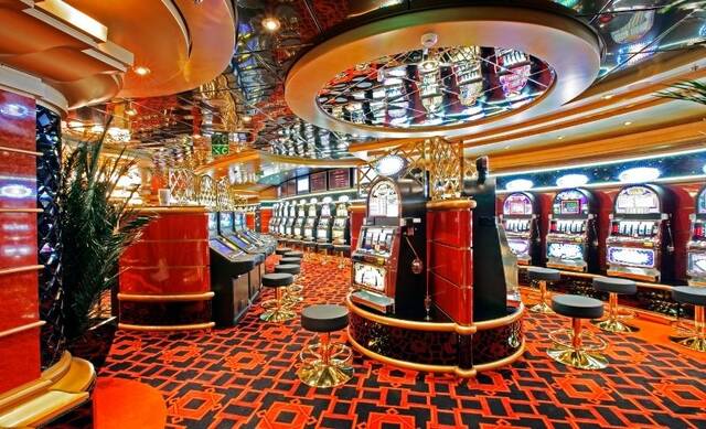 Casino aan boord van de MSC Fantasia