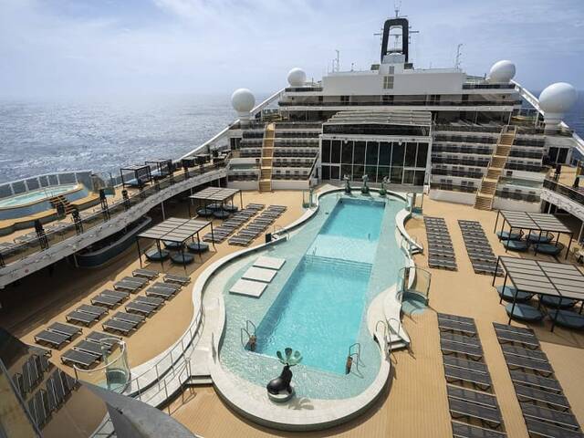 Zonnedek van de MSC World America
