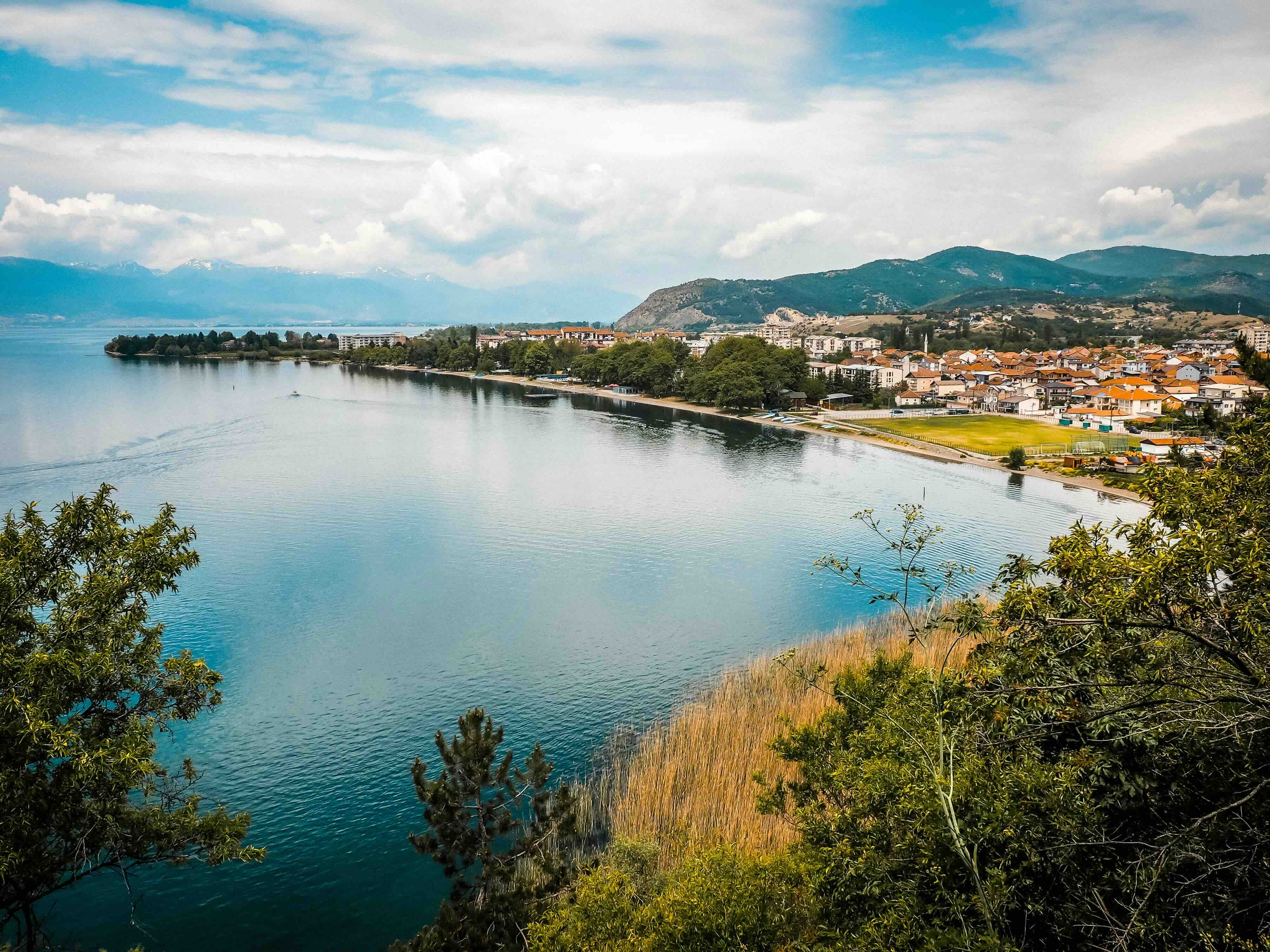 Oude stad en antiek theater van Ohrid