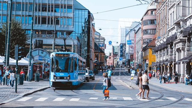 Eerste indruk van Oslo aan het water