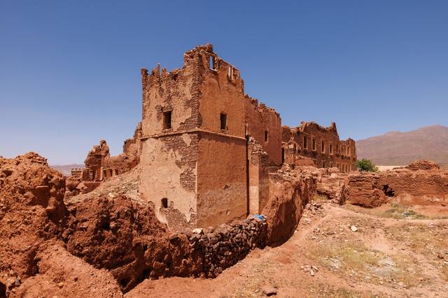 De kasbah Taourirt in Ouarzazate