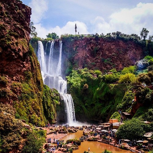 Ouzoud Watervallen in Marokko