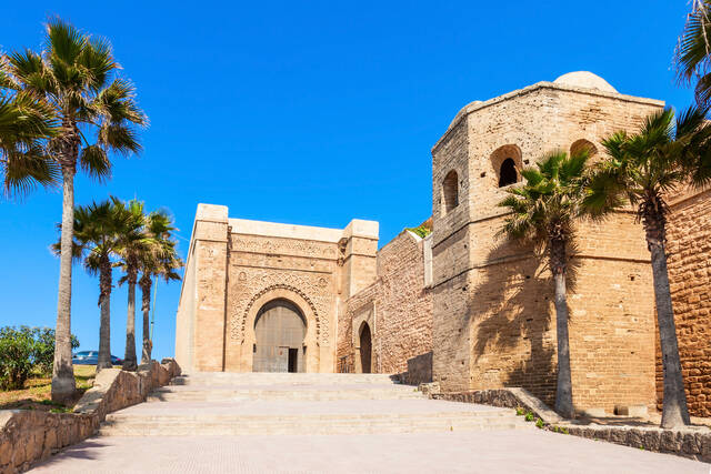De kasbah van de Oudaya in Rabat