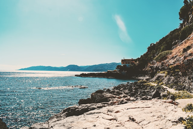Azuurblauwe zee Cala Gonone