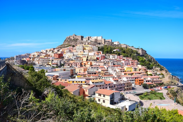 Castelsardo op de rots