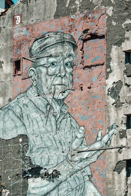 Street art wijk Cedofeita Porto