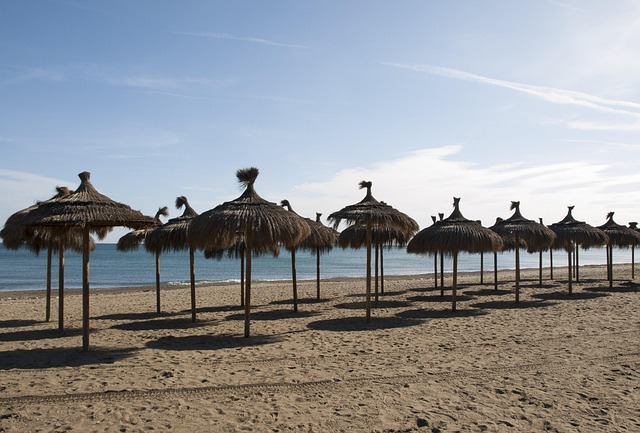 Strand en ligbedden