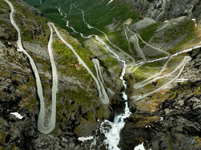 Trollstigen &ndash; haarspeldbochten