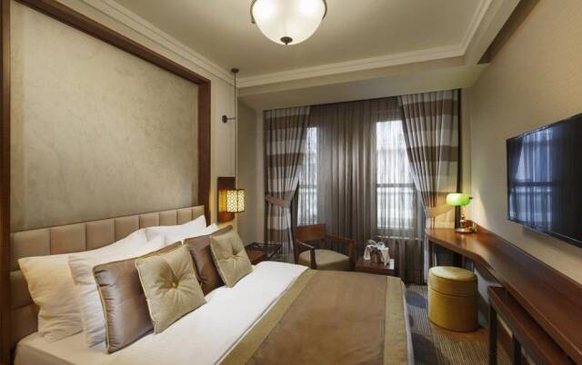 Tweepersoonskamer van Hotel Manesol Boutique Galata in Istanbul