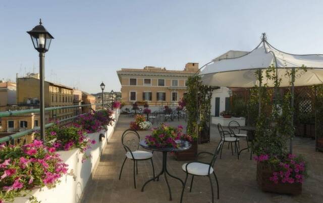Dakterras van Hotel Atlante Garden in Rome