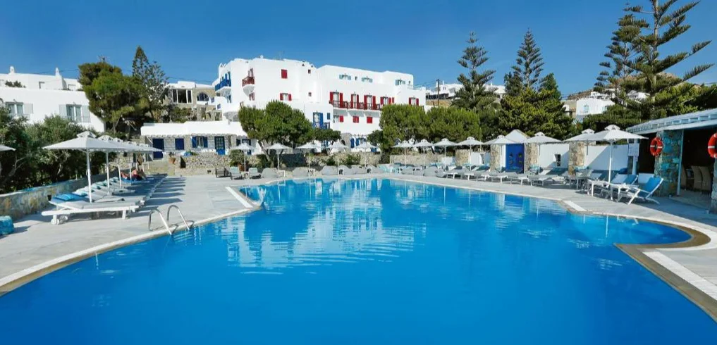 Hotel Kamari gebouw