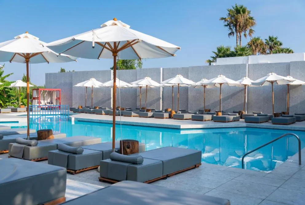 Hotel Diamond Boutique ligbedden 