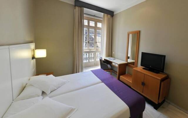 Tweepersoonskamer van Hotel Atarazanas Boutique in Malaga