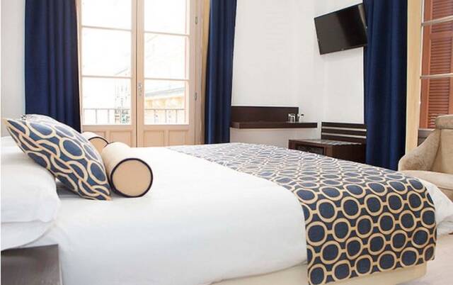 Tweepersoonskamer van hotel Soho Boutique Malaga in Malaga