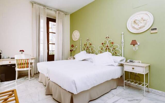 Tweepersoonskamer van Azz Hotel Doña Manuela in Sevilla