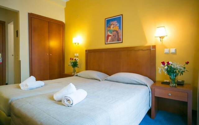 Tweepersoonskamer van Hotel Marina in Athene