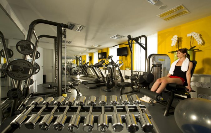 Fitnessruimte van hotel Best Western Premier Slon in Ljubljana