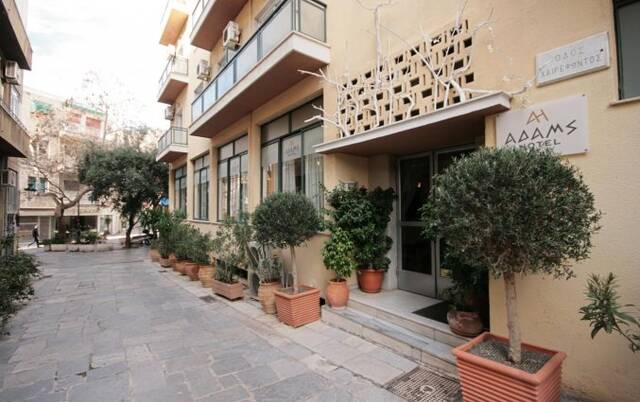 Entree van Hotel Adams in Athene