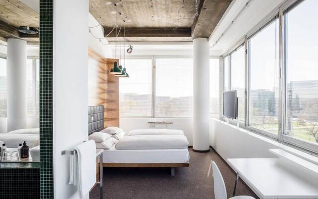 Standaard kamer met uitzicht van hotel Daniel Vienna in Wenen