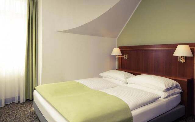 Tweepersoonskamer van Hotel Mercure Wien Westbahnhof in Wenen