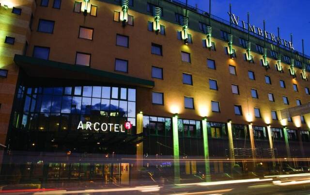 Buitenkant van Arcotel Wimberger in Wenen