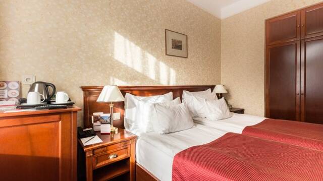 Hotel Rott tweepersoonskamer kerstmarkt Praag