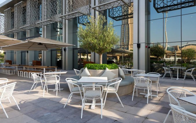 Terras van Hotel Rove Downtown Dubai