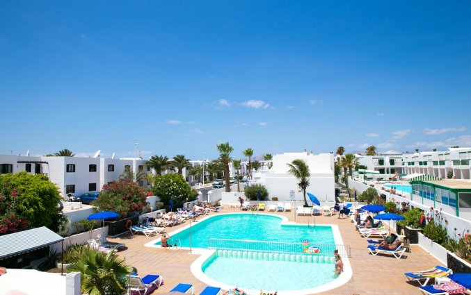 Uitzicht op Apartamentos Oasis THe Home Collection op Lanzarote