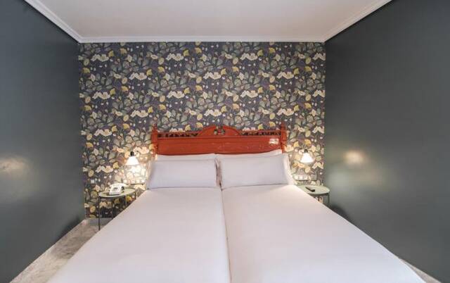 Tweepersoonskamer van Hotel Petit Palace Puerta de Triana in Sevilla