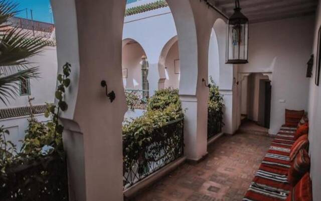 Gallerij van Riad dar Bounouar Marrakech