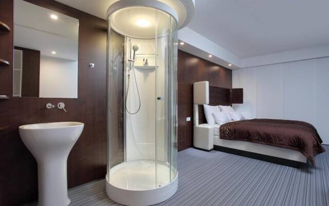 Tweepersoonskamer van Hotel Nox Ljubljana