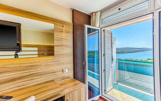 Tweepersoonskamer van Hotel Panorama in Dalmatie