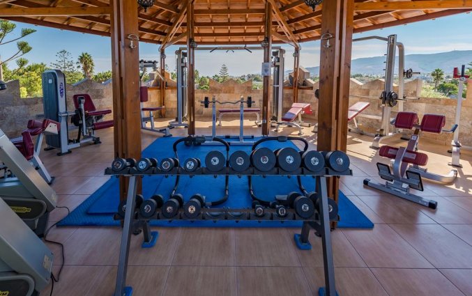 Fitnessruimte van Hotel Gaia Garden op Kos