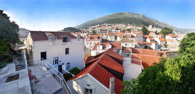 Uitzicht vanaf Apartementen Mia in Dubrovnik
