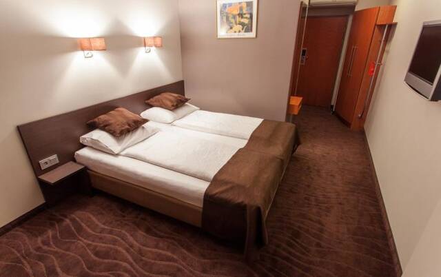 Tweepersoonskamer van hotel Bellevue Park Riga