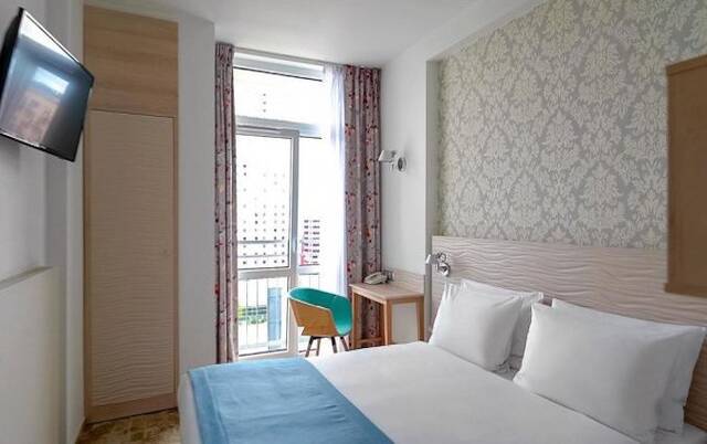 Tweepersoonskamer van Hotel Metropol in Warschau