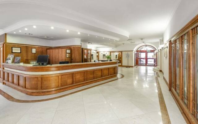 Receptie van Hotel Hetman in Warschau