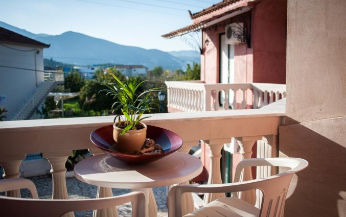 Balkon van studio in Hotel Zante Nest op Zakynthos